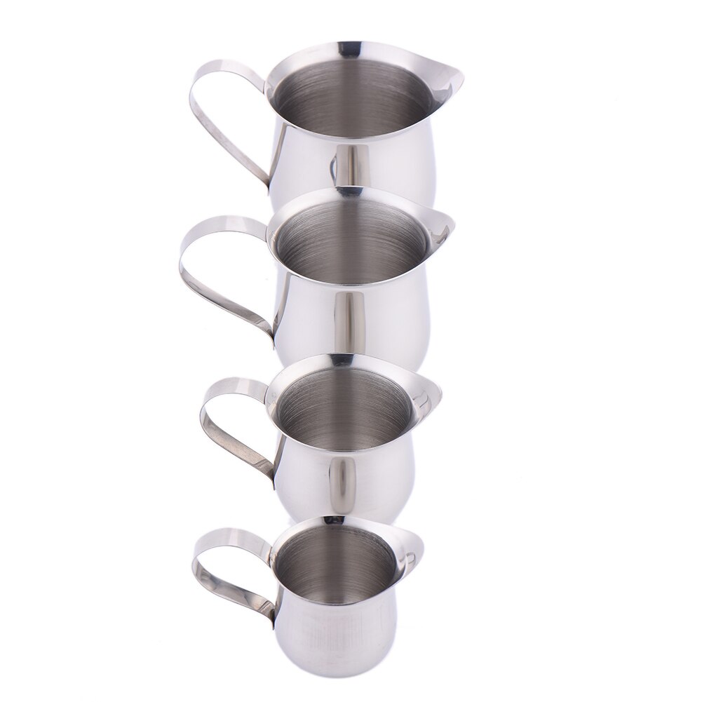 Rvs Melk Cup Gecondenseerde Melk Cup Mini Drum-Vorm Cup Koffie Delen Mok Voor Saus Siroop Container