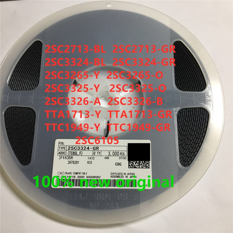 100PCS 2SC2713 2SC3265 2SC3324 2SC3325 2SC3326 2SC6105 TTA1713 TTC1949 100% original