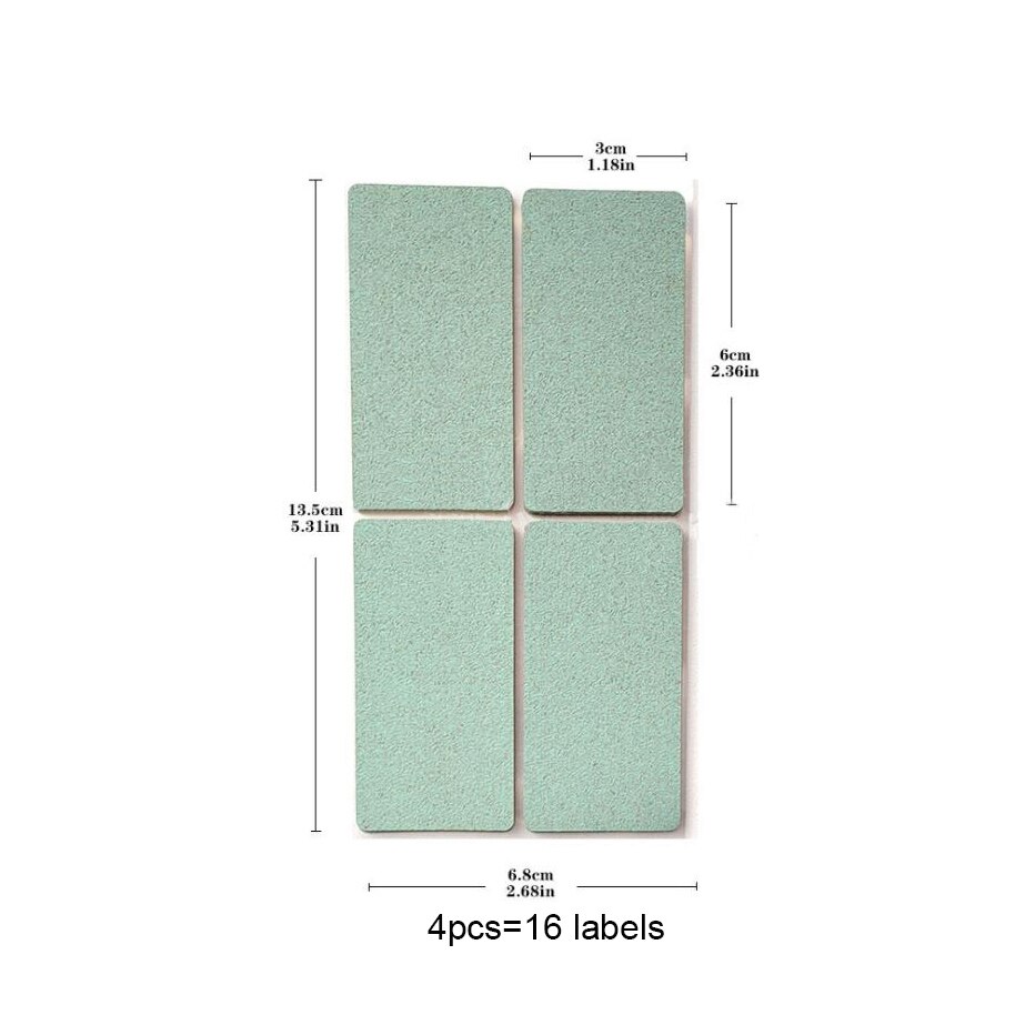 Round Rectangle Square Shape Stickers Self Adhesive Waterproof Bottles Jars Packing Decoration Label Office Index Sticker: 6