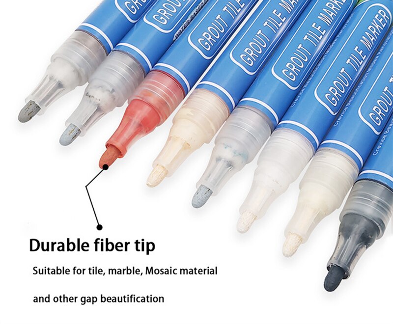1/3pc Ceramic Tile Grout Paint Marker Tile Gap Repair Pen Tile Beauty Waterproof Decontamination Seam Pens