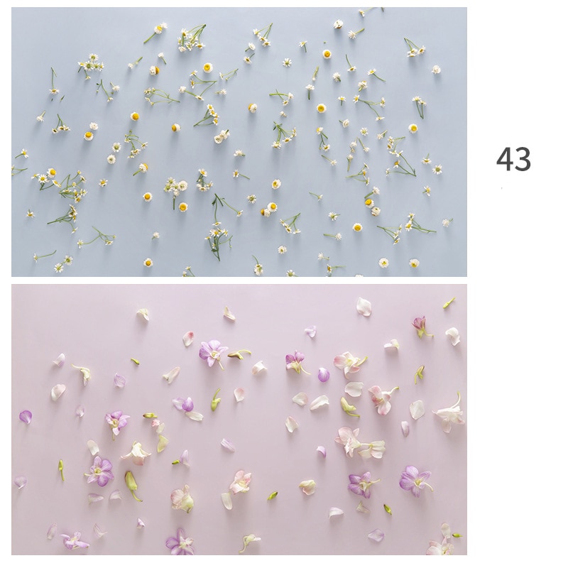 57 x 87cm pvc bakgrunn rosa grå farge med blomster dobbeltsidig utskrift fotostudio matte sko smykker veske klut foto