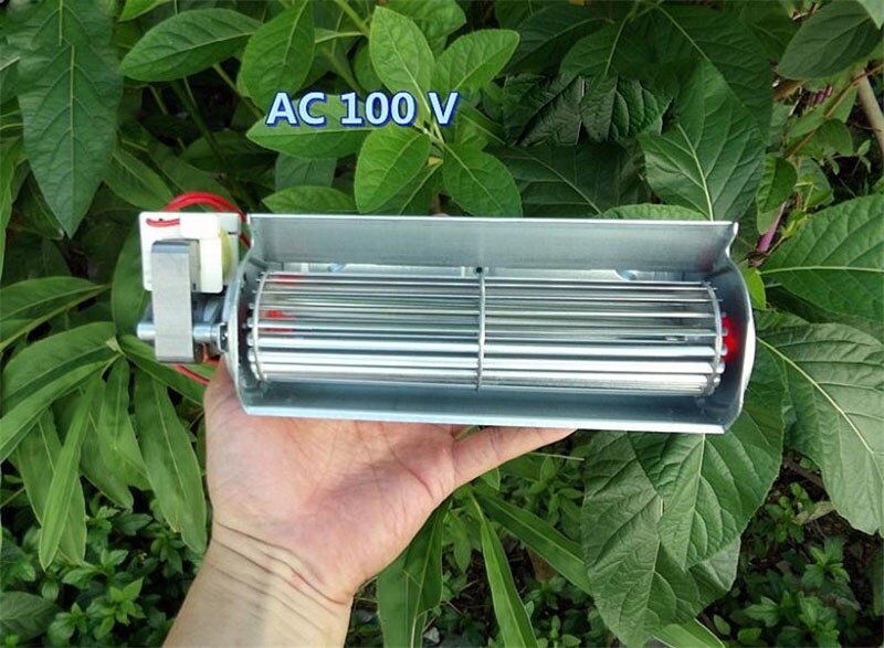 C2 Cross-Flow Ventilator Air Blower Met Wind Wiel Hart Cup AC100V Cover Pole Motor