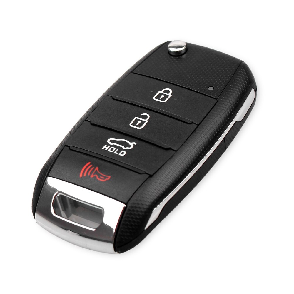Dandkey-carcasa de repuesto para llave de coche, funda de entrada remota, Fob, 3/4 botones, para KIA K2 K5 Sorento Soul Carens Sportage