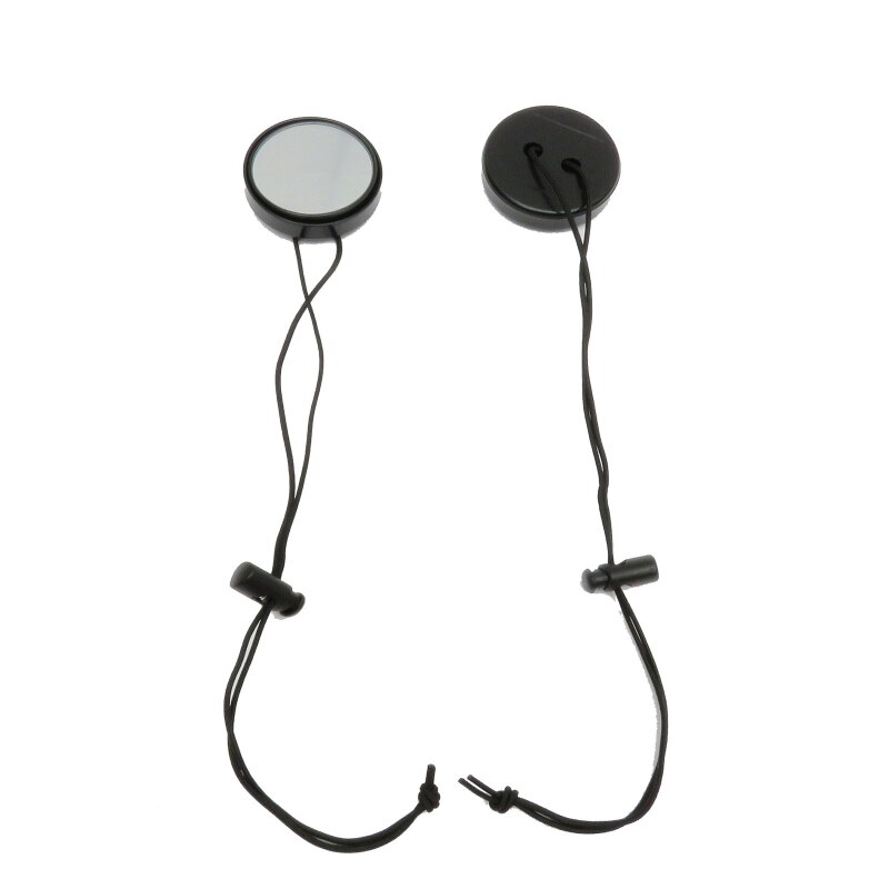 Portable Scuba Dive Panoramic Rearview Mirror with Lanyard Gear Snorkeling Cave Diving Jacket Vest Side Hanging Mirror