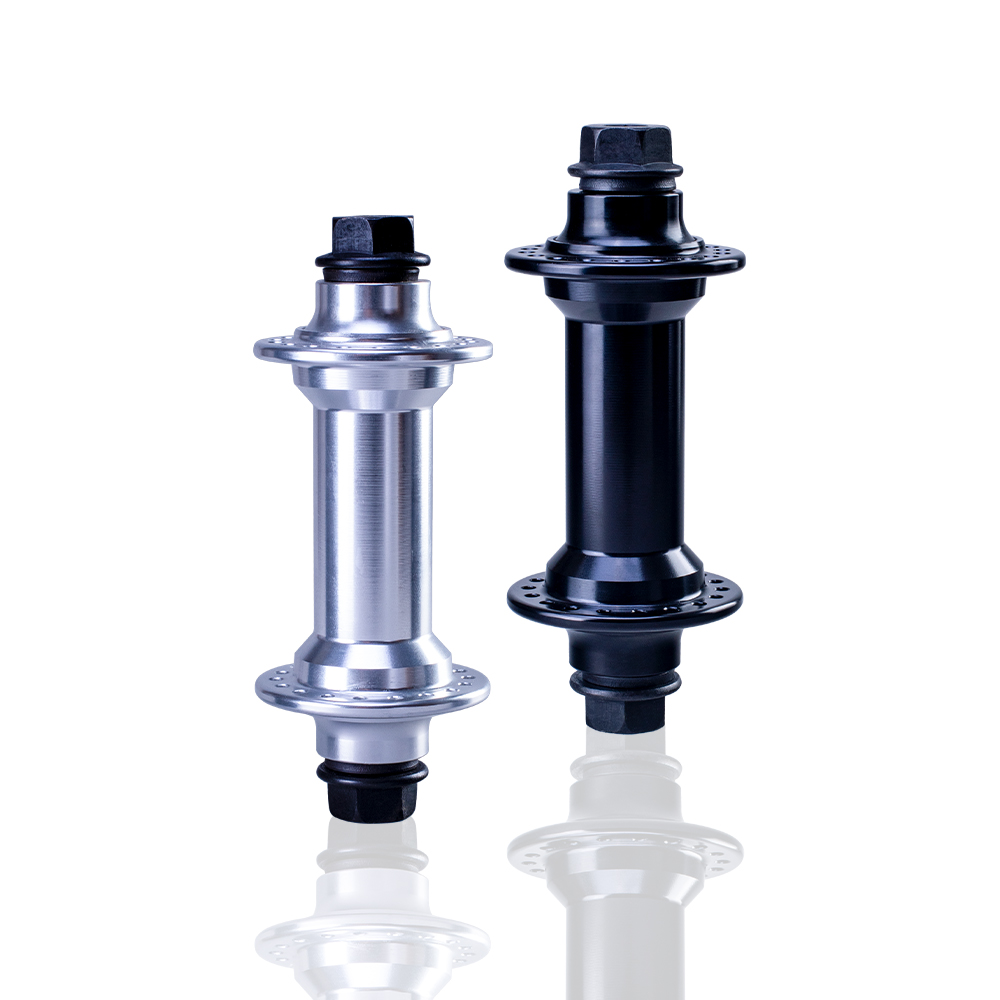 Funsea bmx peças liga cubo dianteiro acessórios bicicleta de 36 furos para 14g falou cubo bicicleta rolamentos selados eixo fêmea 8mm porca