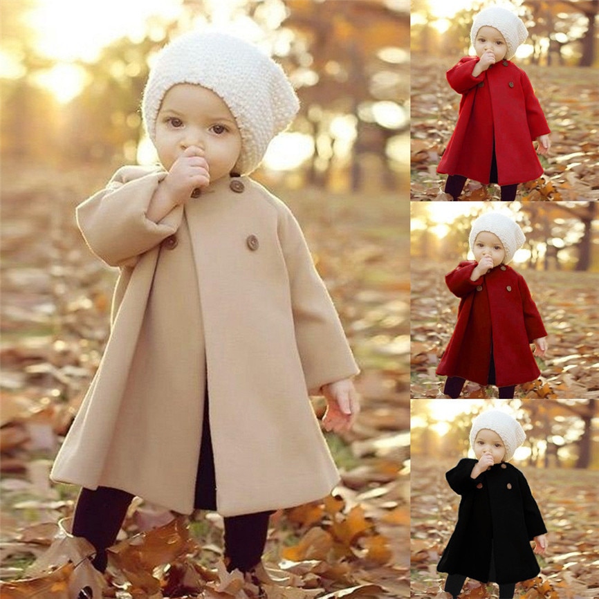Baby Mädchen Outwear Jacke Herbst Winter Mädchen freundlicher Baby Outwear Mantel Geschmack Jacke Warme Mantel Kleidung Für 6M ~ 5T September #2
