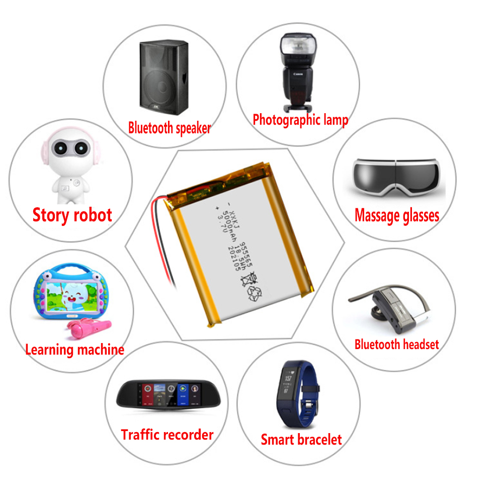 1-10 sztuk litowo-polimerowy 3.7v 4000mAh 606090 akumulator Lipo dla GPS MP4 system zasilania aparatu Bank Tablet zabawki elektryczne PAD DVD