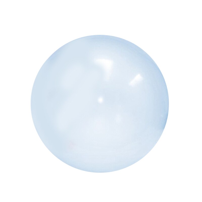 Große Wasser Ballon Spielzeug TPR transparent Strand blasiert Ball Gefüllt Mit Wasser Ballon Aufblasbaren Ball Spielzeug, nach Inflation 110cm: Blau