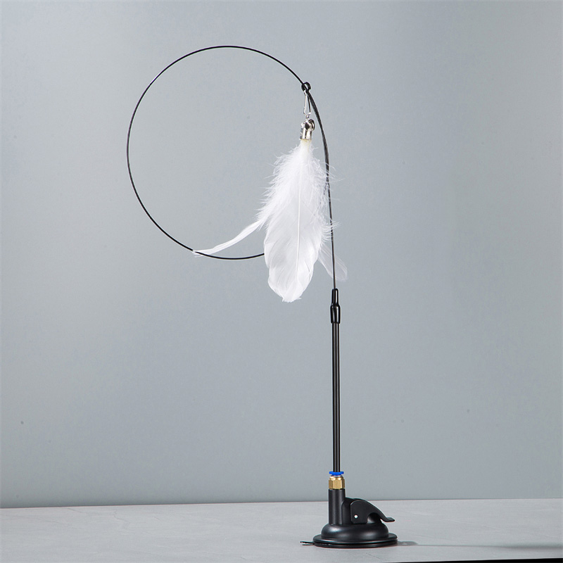 Ventosa, Teaser Stick, resistente à mordida, cabeça de substituição, Pet Supplies, Brinquedos interativos para gatos, resistente à mordida: COR VEMELHA