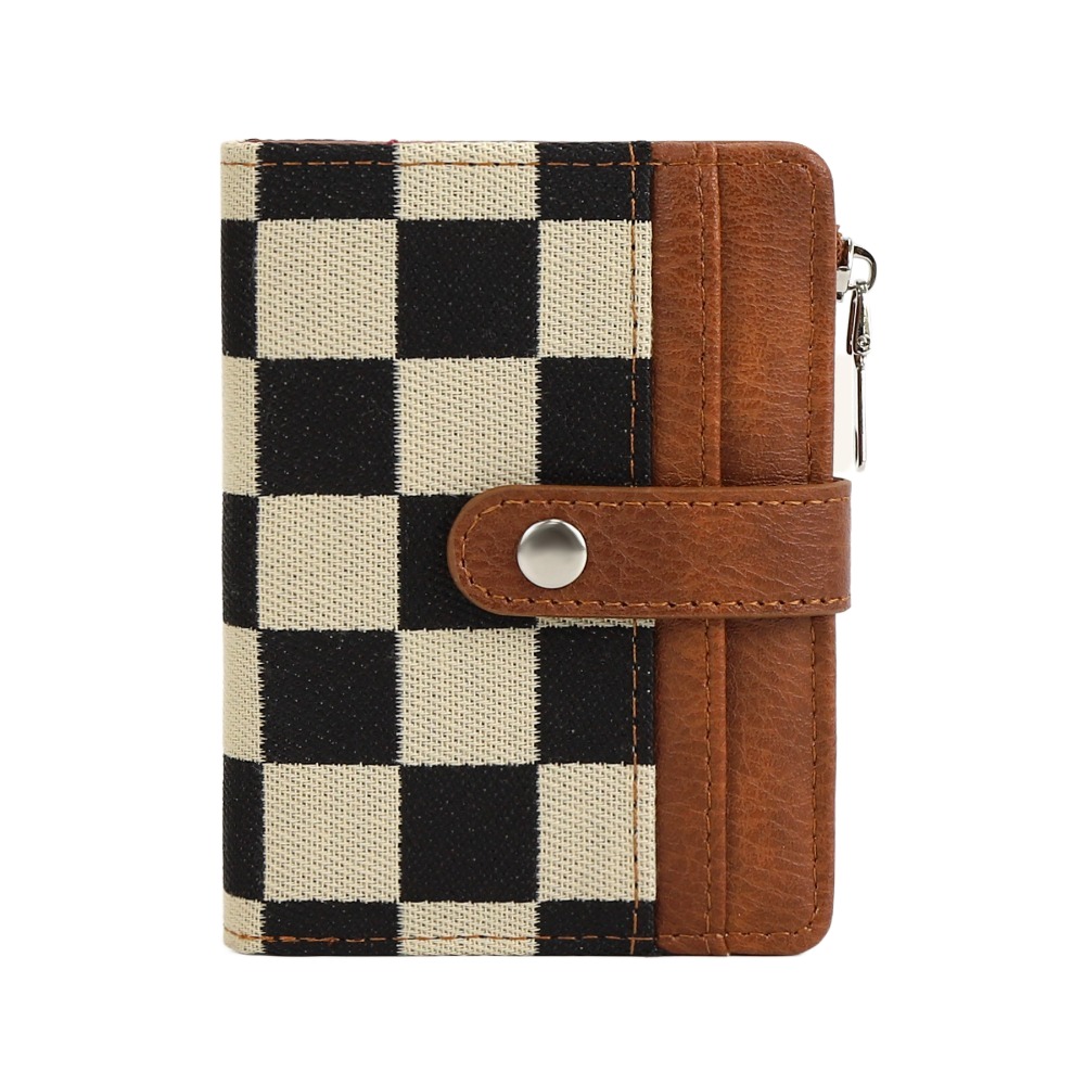 Pochette matelassée de Style coréen décontracté, porte-monnaie étanche, porte-carte de crédit, multi-cartes, sac de voyage en PU: Bleu