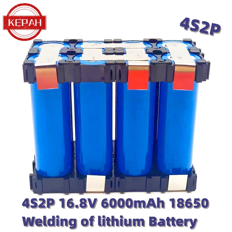 2S1P 3S2P 4S1P~5S2P 6S2P 18650 battery pack custom 18650 battery welding 3000mAh / 6000mah battery pack 7.4V to 25.2v sc: Red