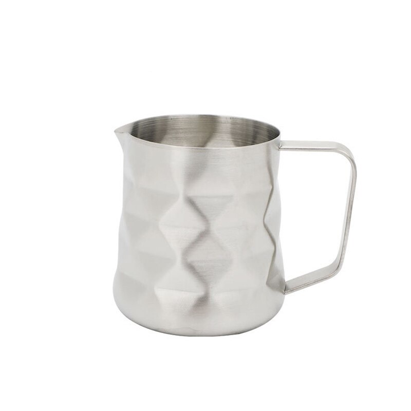 350ml roestvrijstalen prismatische melkopschuimkannen, melkkannetje, espressokoffie, ambachtelijke latte, melkroombeker: Default Title