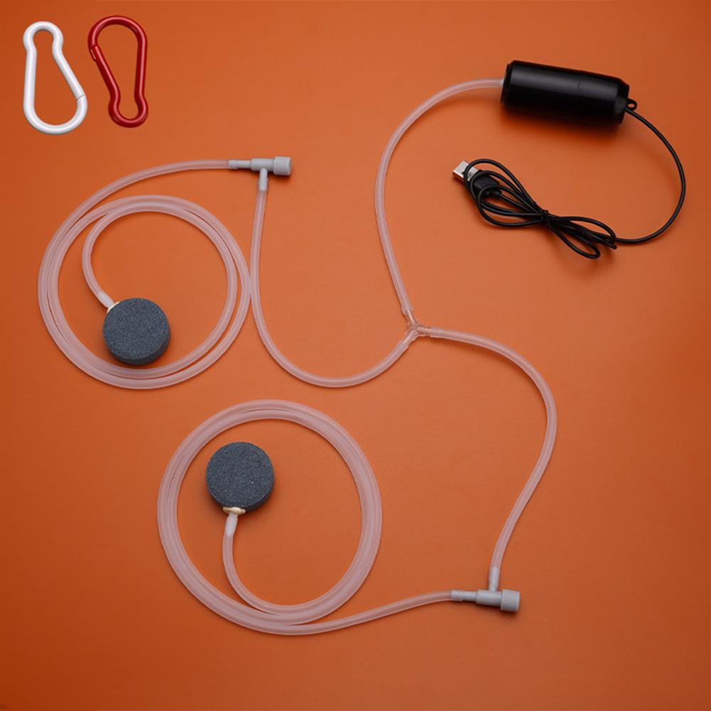 Huishoudelijke Stille Usb Mini Zuurstof Luchtpomp Aquarium Accessoires Beluchter Kleine Draagbare Farming Vissen Aquarium Accessoires