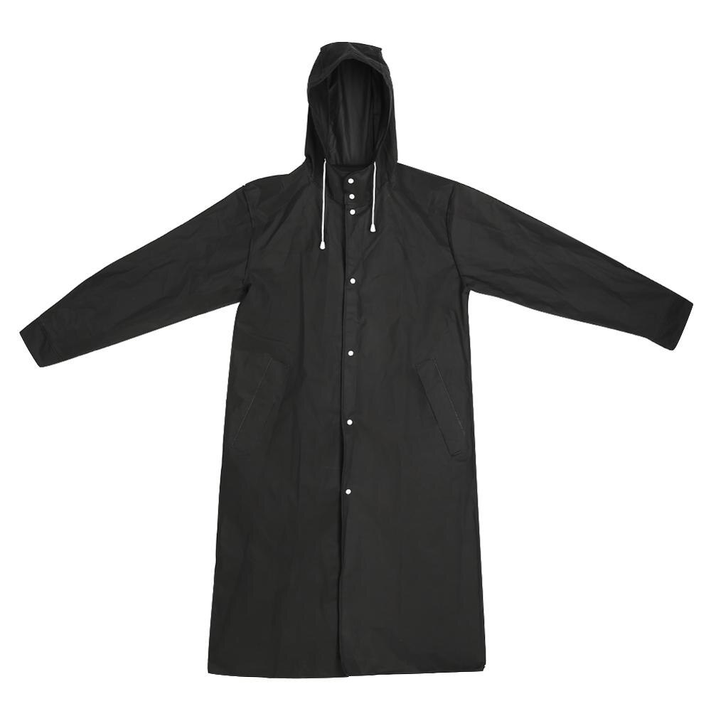 Thicken EVA Adults Raincoat for Men Women Waterproof Rain Coat Outdoors Travel Camping Fishing Rainwear Suit: l