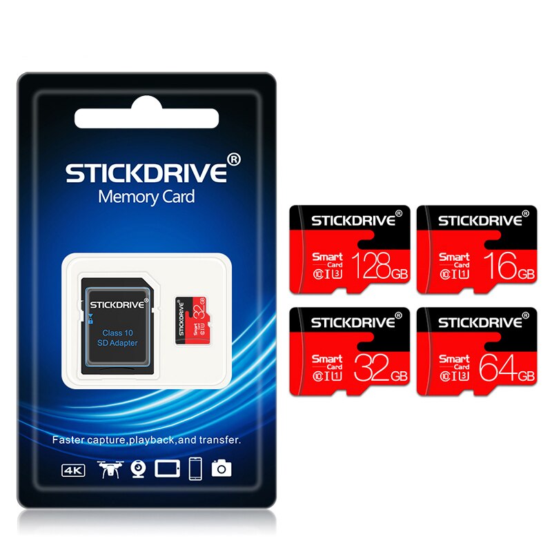 Hoge snelheid micro sd kaart 8gb 16gb 32gb 64gb sdxc/sdhc klasse 10 flash geheugenkaart micro  sd 32gb sdkaart voor smartphone/camera