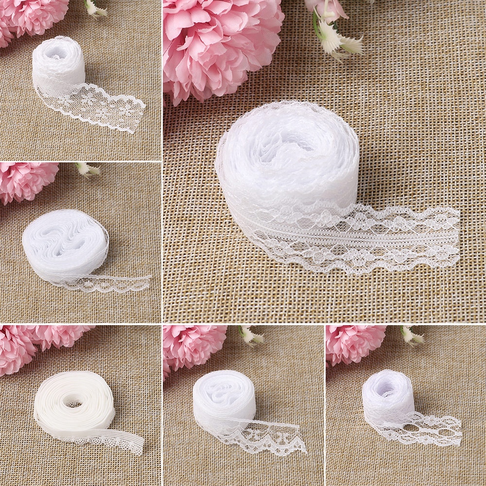 Color Lace Fabric for Decor Dolls Clothes Socks Pleated Elastic Lace Ribbon Material DIY Toy Doll Sew Clothing Collar Dress Trim