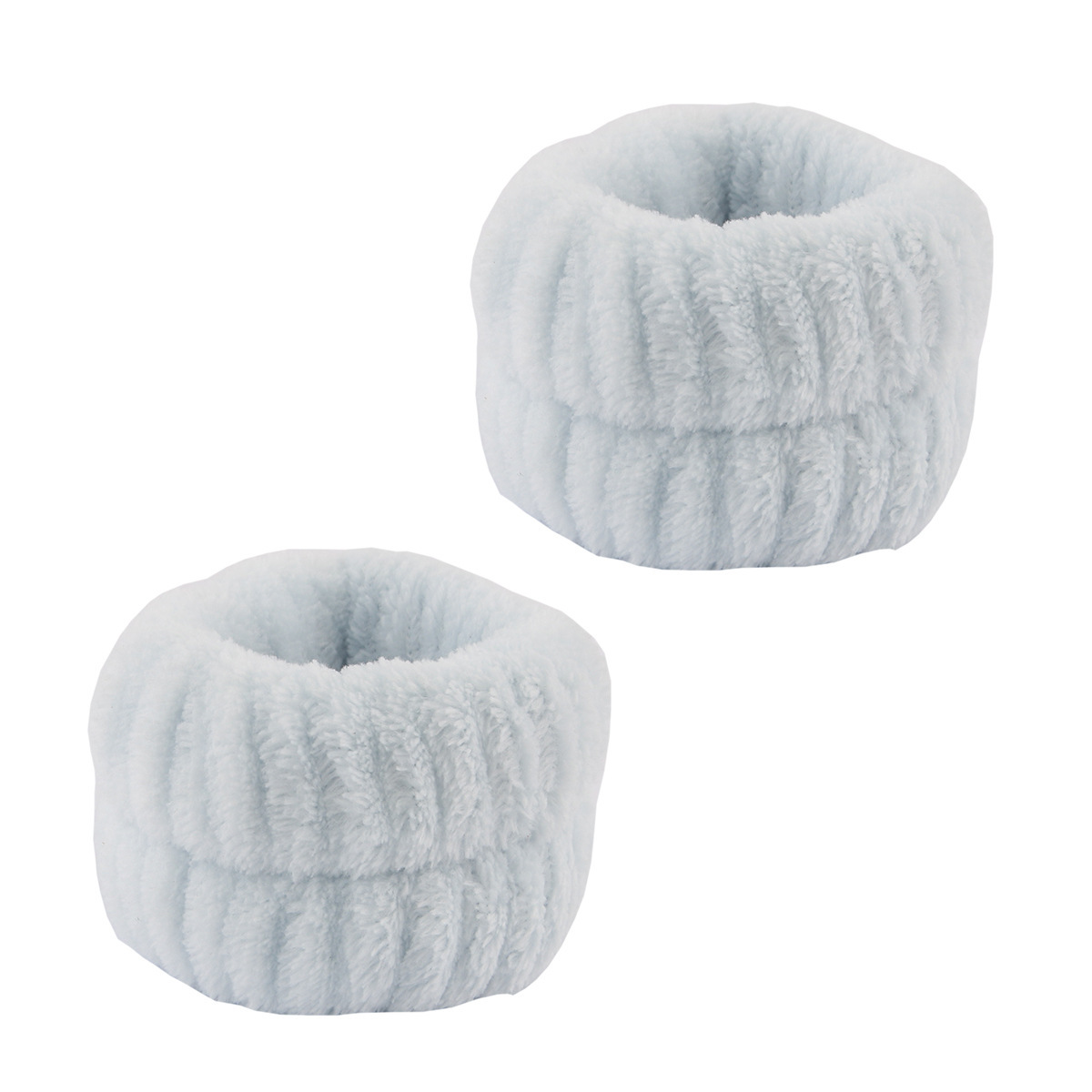 Women Adjustable SPA Facial Headband Bath Makeup Hair Band Headbands for Face Washing Soft Toweling Hair Make UP Accessories: WHITE