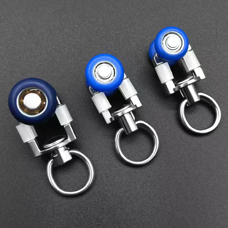 4 Stuks Gordijn Track Rollers Twin Wielen Dragers Mute Wielen Draperie Rail Sliding Zweefvliegtuig Voor Windows Douchegordijn Accessoires