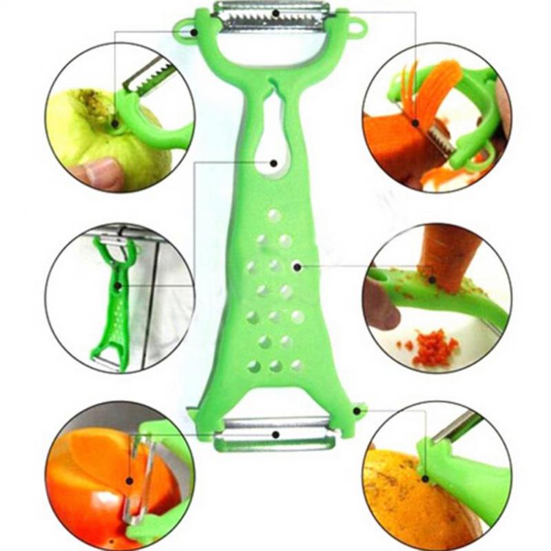 Multifunctionele Dunschiller Groente Fruit Slicer Shredder Dunschiller Cutter Rvs Blade Rasp Keuken Accessoires Gadgets