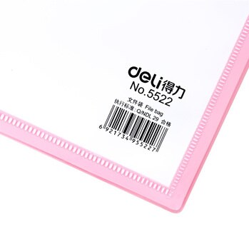 5pcs/Pack A4 Size File Folder Organ Bag A4 Organizer Paper Holder Document Folder Office School Supplies