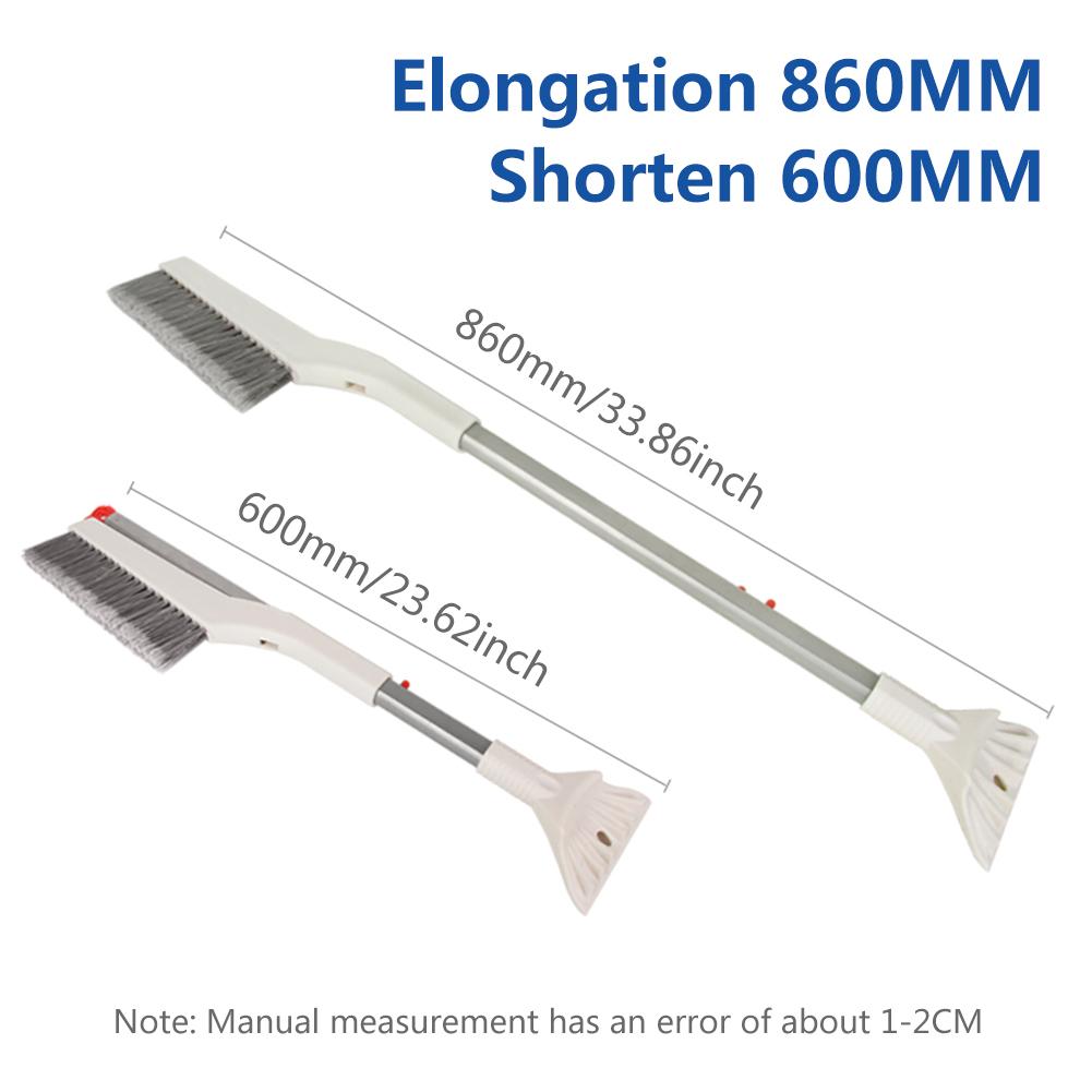 Retractable Winter Auto Vehicle Ice Snow Scraper Multipurpose Long Handle Snow Removal Brush Scraper Ice Snow Removal Tool