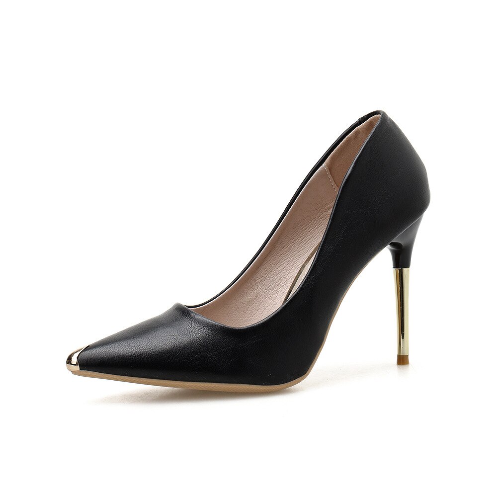 Ltarta 10Cm Hakken Schoenen Fijne Wees Ondiepe Mond Hoge Hakken Schoenen Dames Schoenen Hakken Vrouwen Hakken Pumps Jxq: black / 36