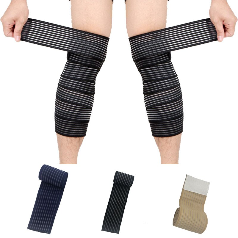 1pc 40 ~ 180cm højelasticitet kompressionsbandage sports kinesiologi tape til ankel håndled knæ læg lår wraps støtte beskytter