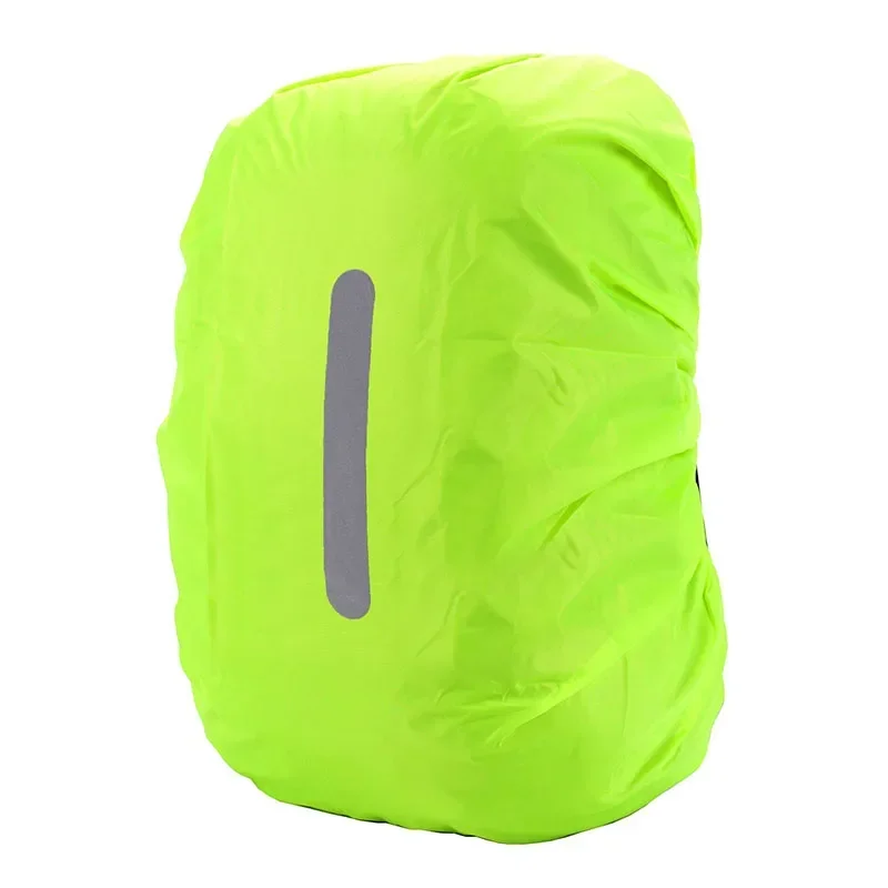 Waterproof Backpack Cover Ravel Safety Outdoor Backpack Cover Waterproof Rain Cap Cover: L / gold color