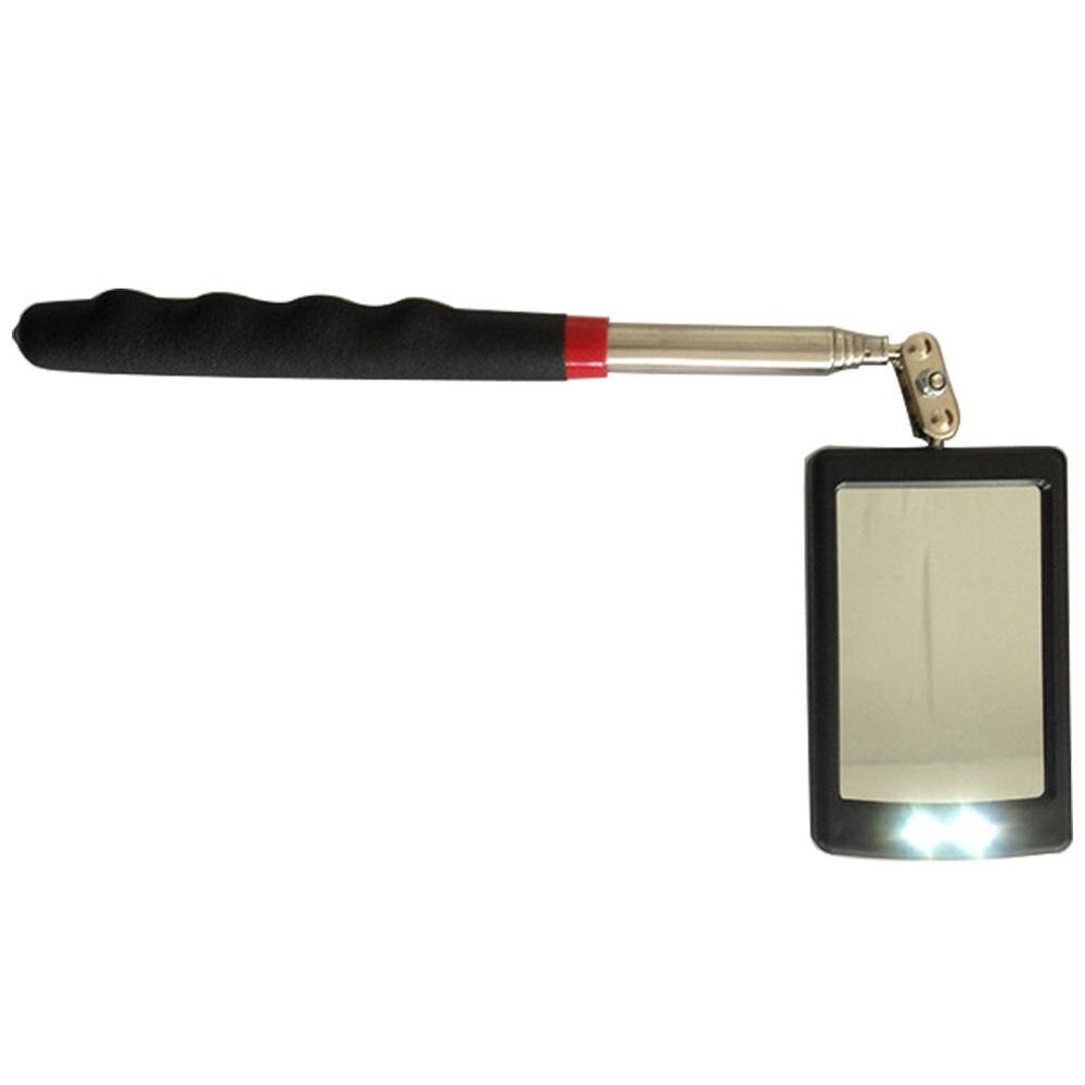 Miroir d'inspection de fond de véhicule, miroir d'inspection à paroi intérieure antidérapante, double rotule, outil de détection de voiture rotatif à 360 degrés