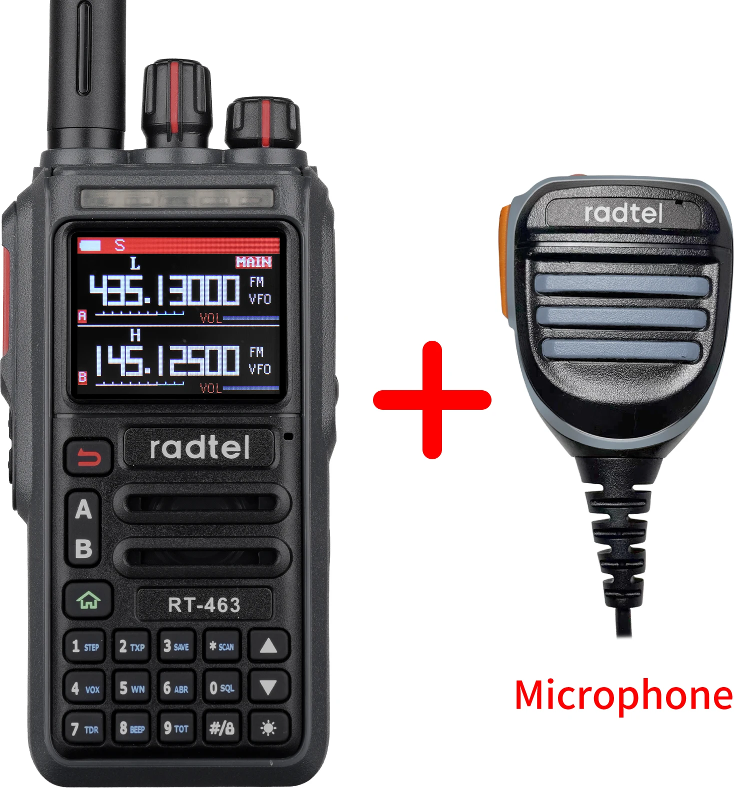 Radtel RT-463 8w Vollband-Amateurfunk 199CH Amateur Walkie Talkie AM Air Aviation Band Satcom NOAA Wetterkanal: green / EURO