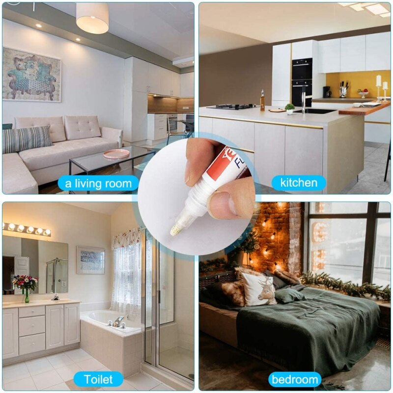 Tile Grout Pen Tile Gap Repair Pen Floor Tile Repair Pen Bathroom Porcelain Filling Waterproof Mouldproof Cleaner Agents Paint