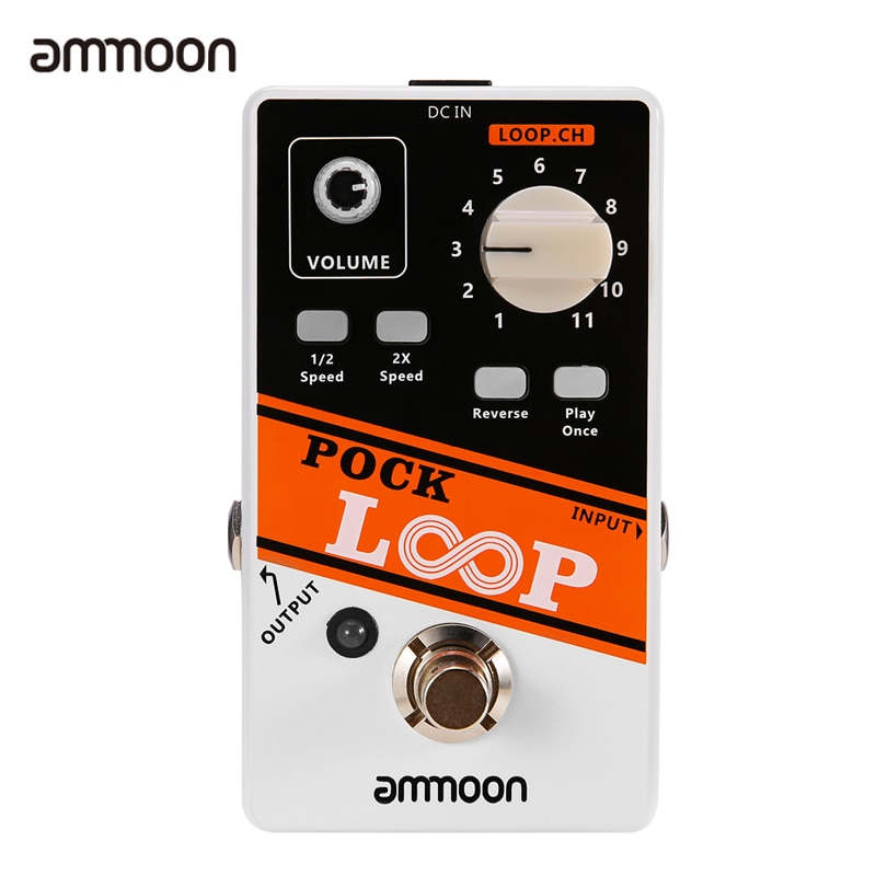 Ammoon Pock Loop Looper Gitaar Effect Pedaal 11 Loopers Pedaal Loop Elektrische Gitaar Pedaal True Bypass Voor Gitaar Accessoires