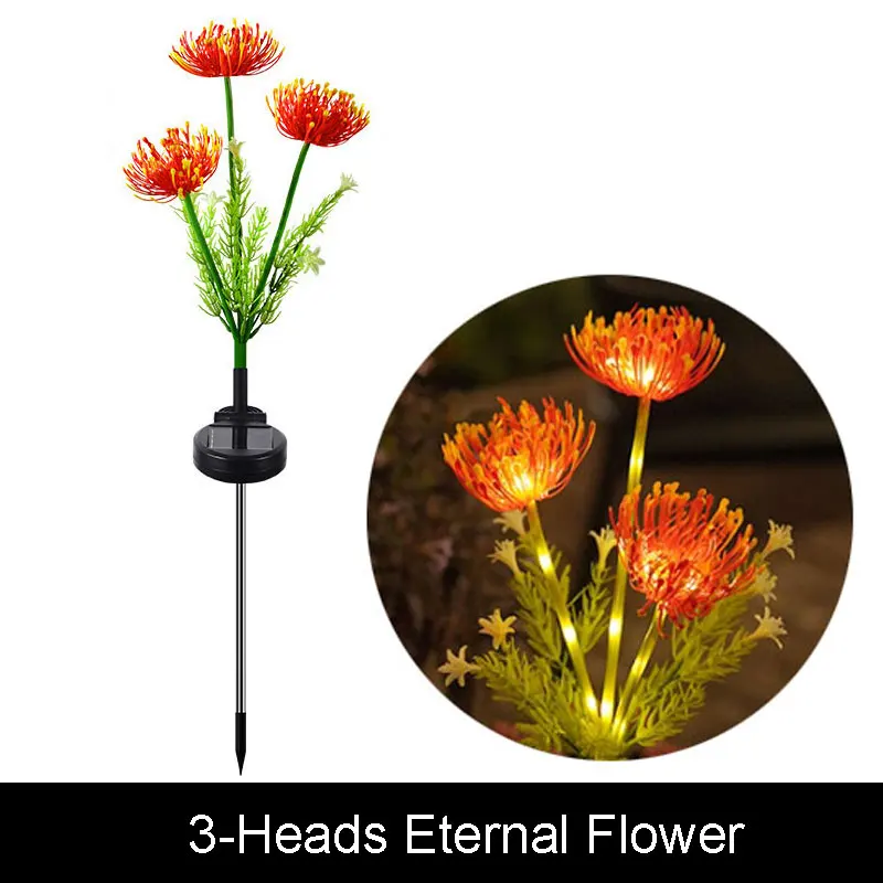 Lámpara LED Solar para césped para exteriores, luces artificiales de mariposa y girasol para jardín, decoración de ambiente para de boda y acampada: Blanco frío