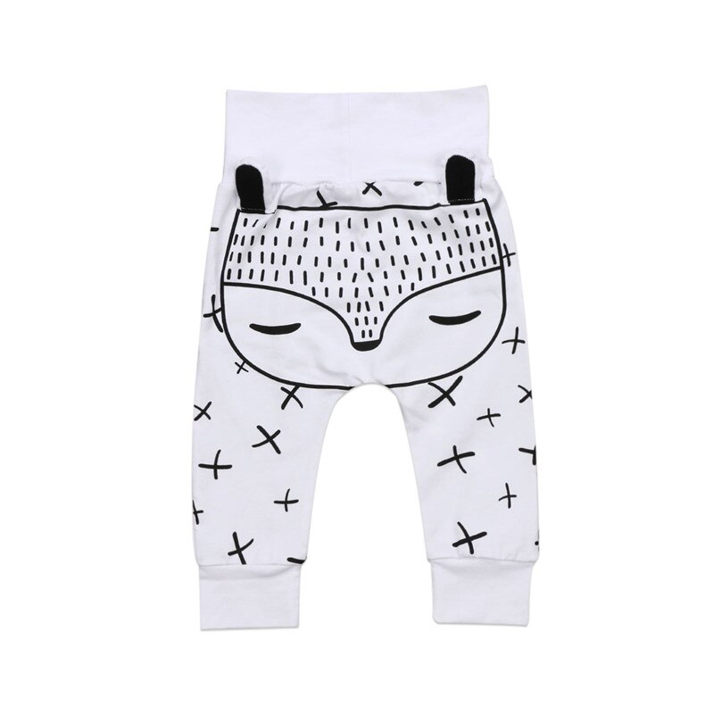 Kids Toddler Newborn Baby Boys Girl Pants High Waist Long Harem Pants Trousers Leggings Bottom