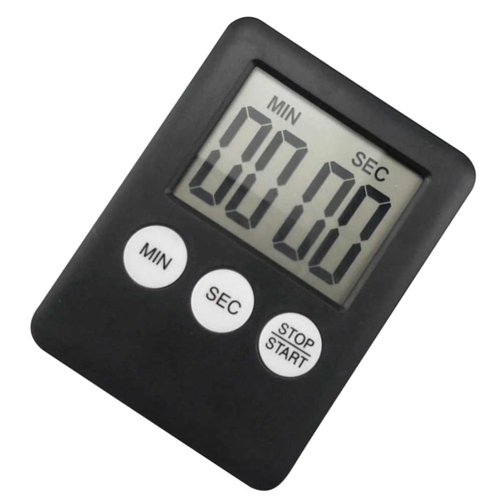 Digitale elektronische Timer Stoppuhr Multifunktions tragbare Stoppuhr LCD-Anzeige Mini für Sport übungen Backen Kochen