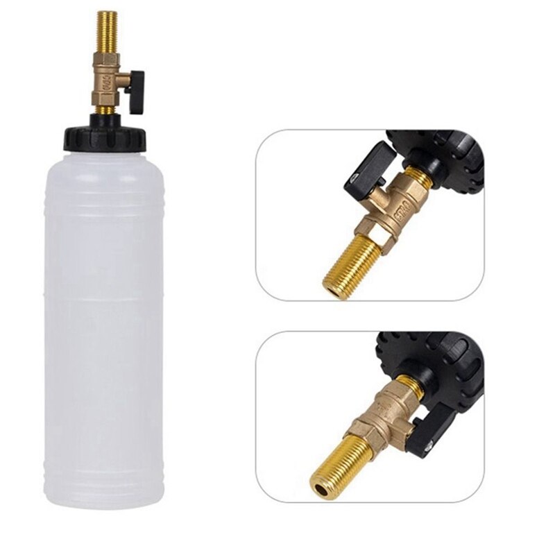1 conjunto ferramenta de substituição fluido freio do carro automático grande capacidade fluido freio drenado sangrador óleo mudança equipamento kit para carros caminhões