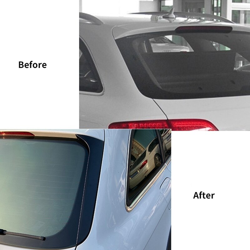 Bakside vinge tak spoiler klistremerker listverk deksel glans svart til  a4 b8 reise utgave allroad avant