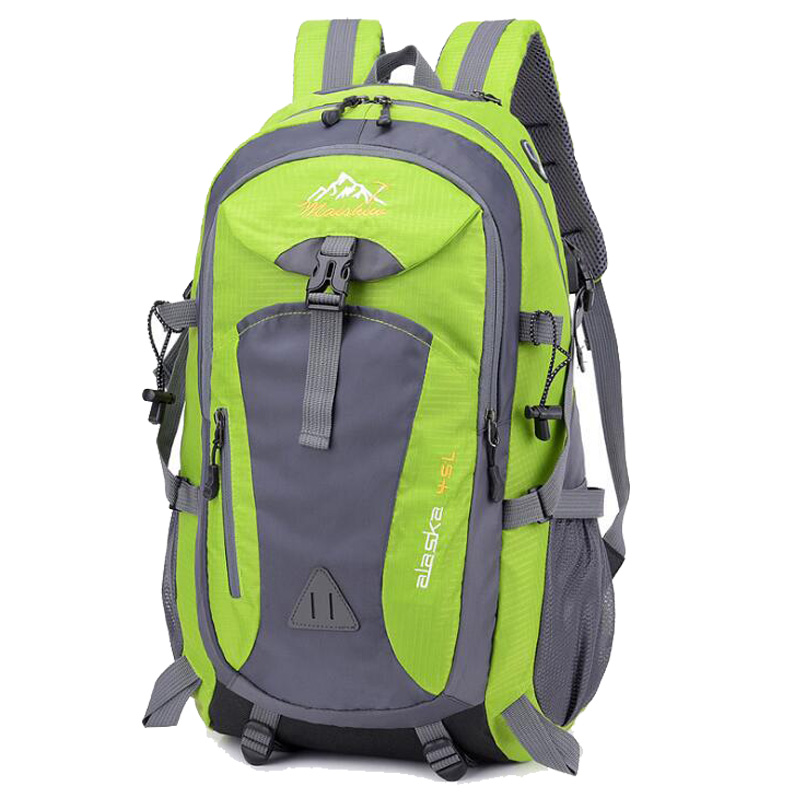 Chuwanglin 40L Waterdichte Usb Opladen Klimmen Unisex Mannelijke Reizen Mannen Rugzak Mannen Outdoor Sport Camping Wandelen Rugzak L7190: green