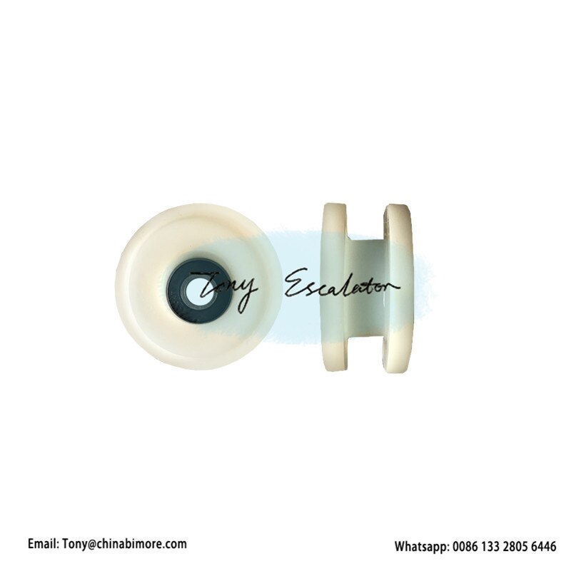 Escalator Handrail Guide Roller GAA456DH1 OD70mm W34mm 6201RS WO Shaft