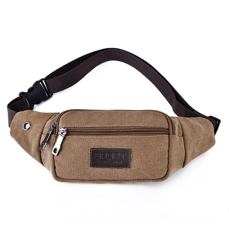 Sport Taille Packs Casual Canvas Verborgen Anti-Diefstal Borst Zakken Lichaam Running Voor Mannen Vrouwen Toeristische Cyclus Crossbody bag Pocket