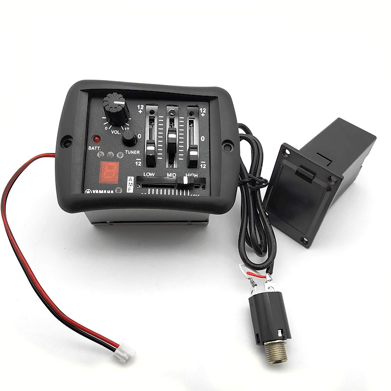 Pickup Piezoelettrico Per Chitarra Acustica Con Preamplificatore EQ 4 Bande &ndash; Endpin
