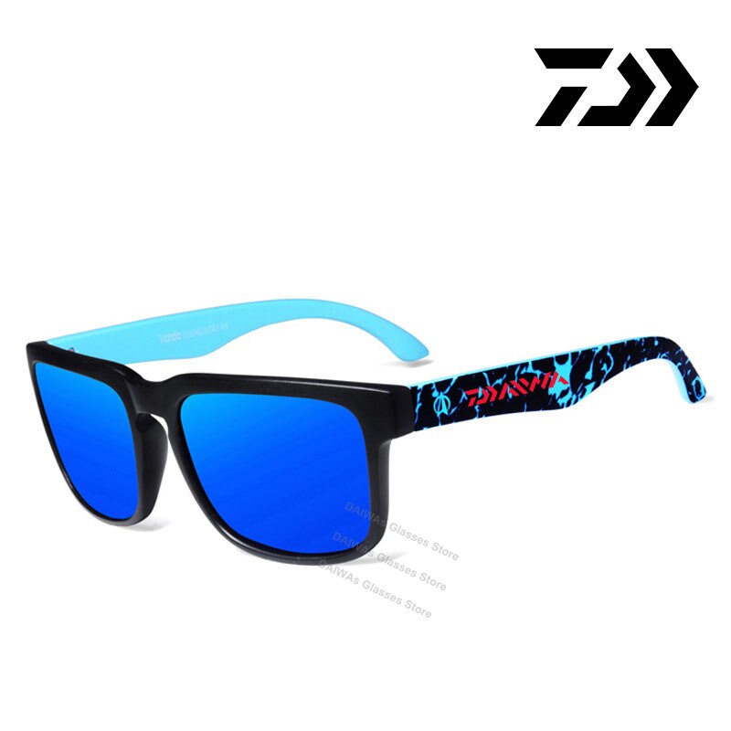 Daiwa UV400 Mannen Gepolariseerde Vissen Zonnebril Visser Camping Wandelen Ski Goggles Bike Fietsen Bril Sport Vissen Brillen: R110