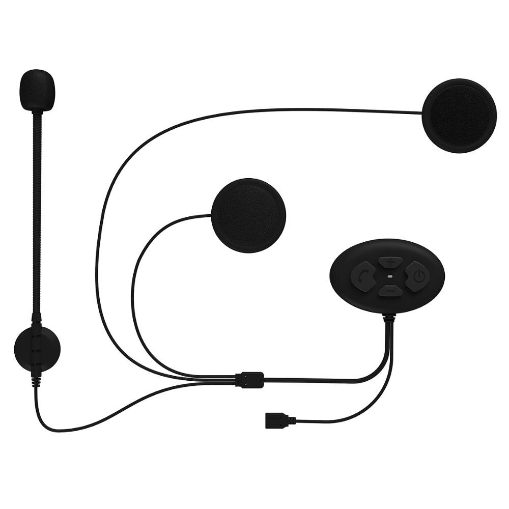 Dk -11 hovedtelefoner motorcykel bluetooth headset hjelm  v4.2 bluetooth intercom motorcykel øretelefoner støjreduktion mikrofon mikrofon: Ingen kasse