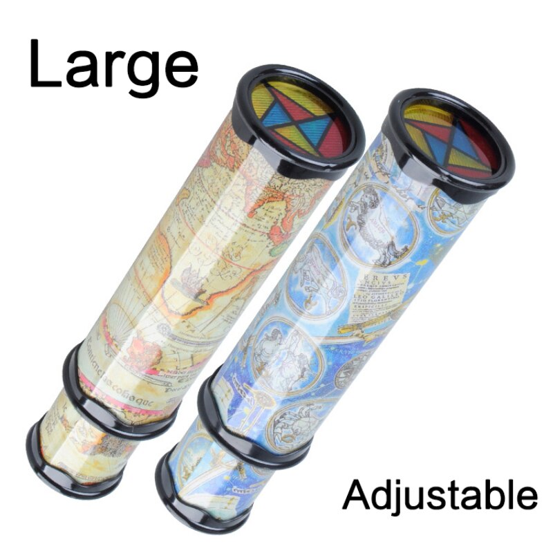 30 cm Große Erweiterbar Rotierenden Kaleidoscopes Rotation Einstellbar Phantasie Farbige Welt Optische Spielzeug Kinder Autismus Kid Spielzeug (S8)