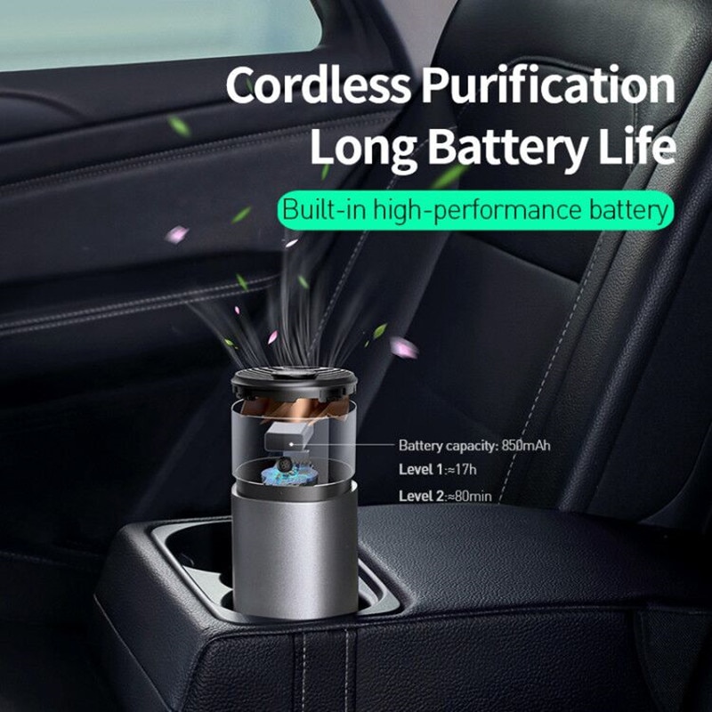 Baseus odświeżacz powietrza robić samochodu oczyszczacz z wentylatorem zapach formaldehyd eliminator rozpylacz robić aromaterapii filtr powietrza robić domu biurowego