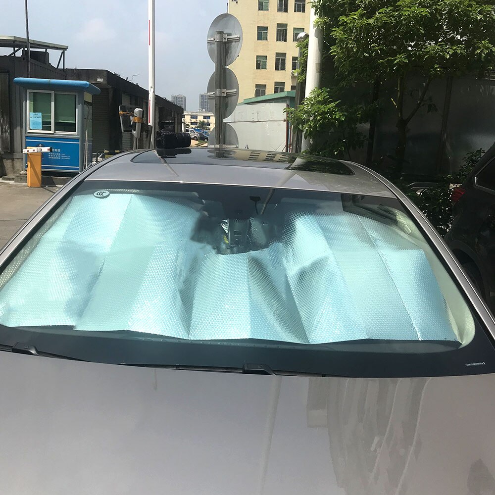 Anti-uv front bil vindu solskjerm blokk deksel foldevindu film universal bil-styling auto gardin for suv sedan hatchback