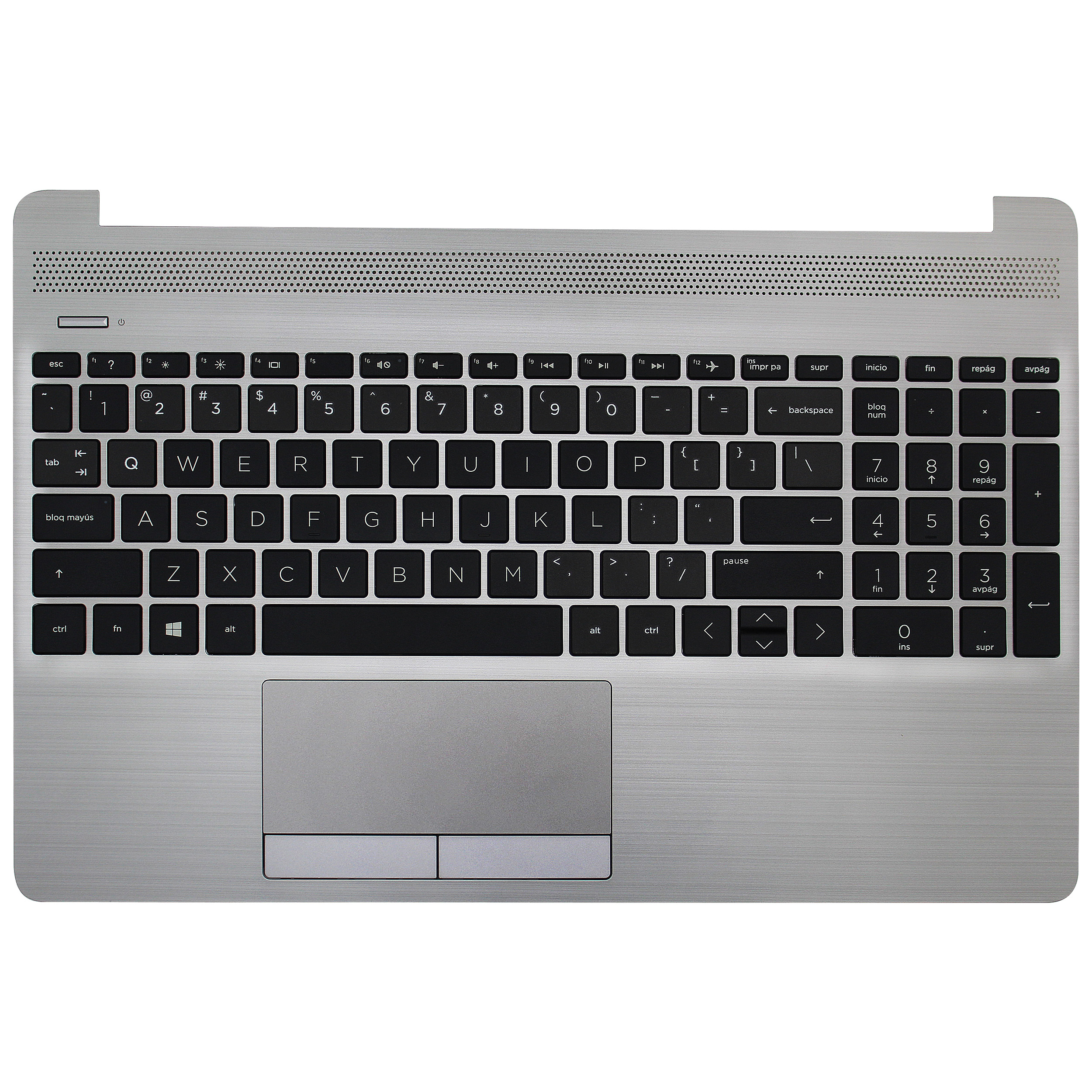 Original Laptop Keyboard For HP 250 G8 250 G9 255 G8 G9 M31100-001 Palmrest Upper Cover Top Keyboard Replacement Case Silver: Default Title