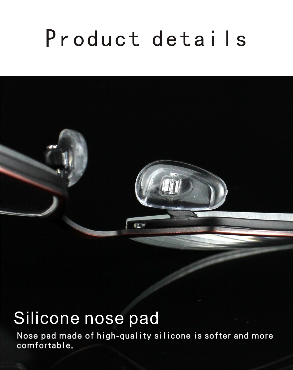 Rolipop Half Frame Readers Reading Glasses Men Prescription Eyeglasses Spring Hinges Frame Metallic Stainless Steel Clear