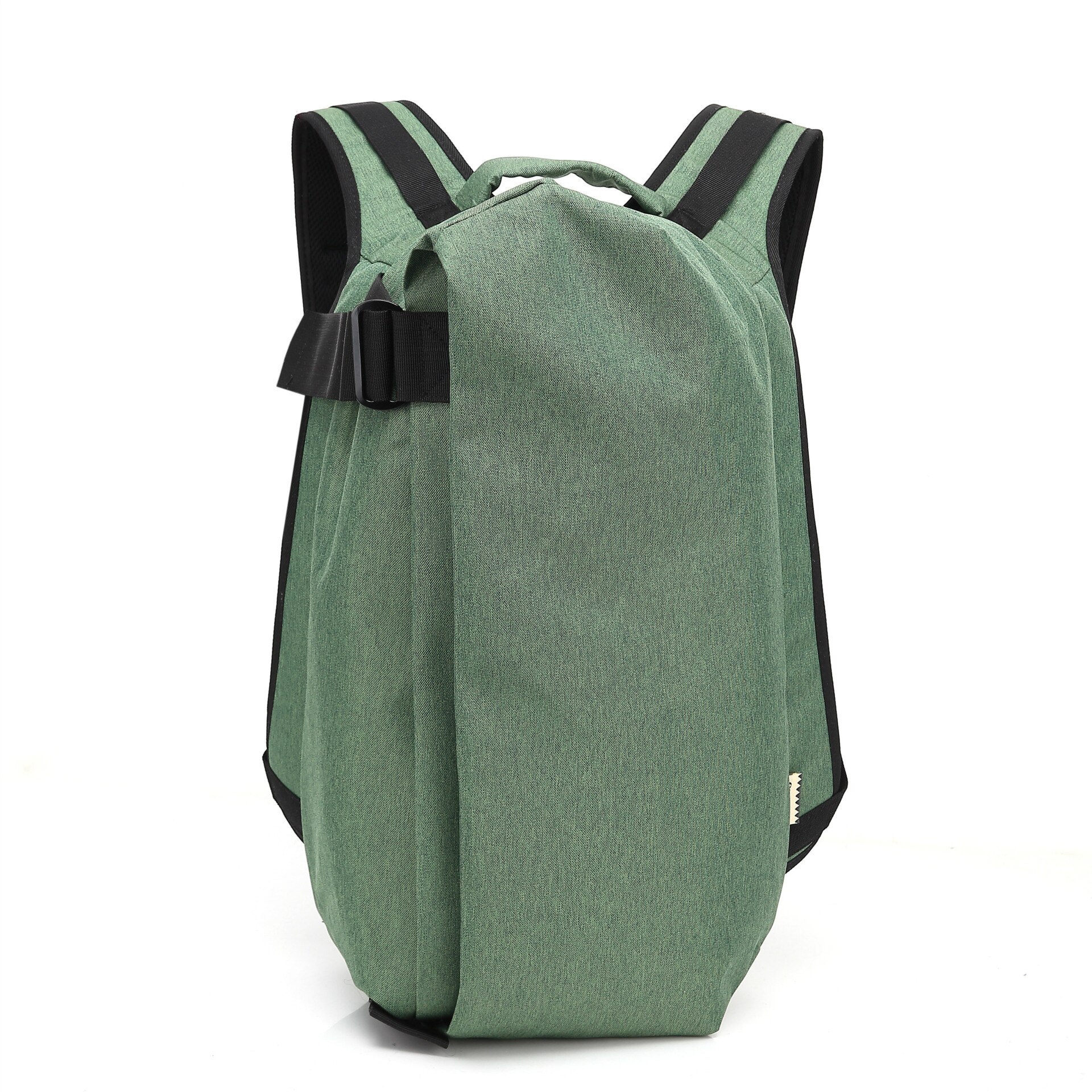 Korean Men Casual Travel Backpack for 15.6" Laptop Women Waterproof School Bag USB Charging Teenager Boys Girls Pack: green