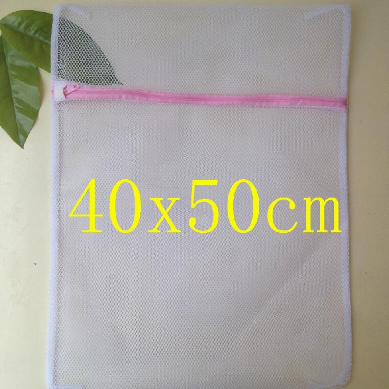 3 Size Ritssluiting Mesh Wasserij Wassen Tassen Opvouwbare Fijne Lingerie Bh Sokken Ondergoed Wasmachine Kleding Bescherming Netto S: Zippered Wash Bag M